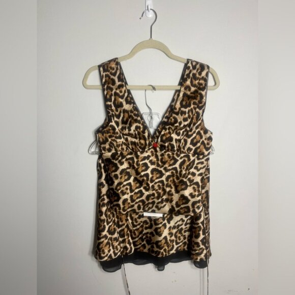 NIA Ventura Animal Print Mini Skirt w/ Top - Picture 3 of 11